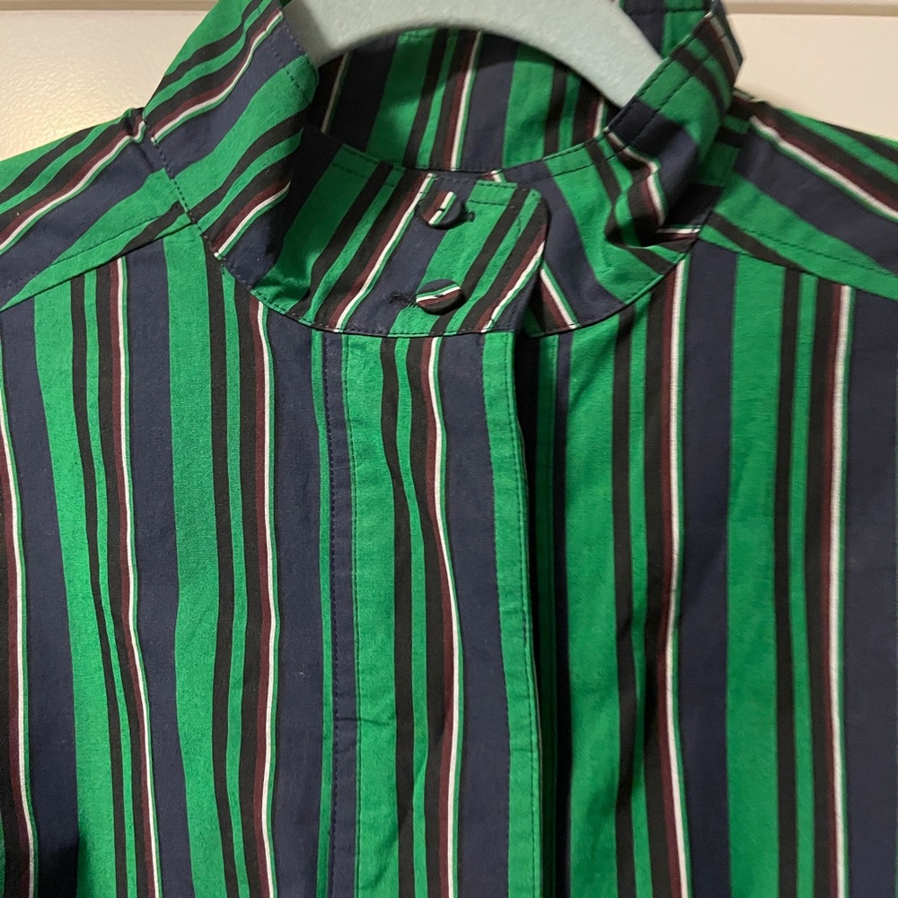 Open Ceremony Green Stripe Shirt - Picture 7 of 9